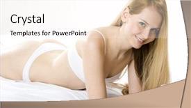  Presentation with arabian woman wearing hijab muslim - Beautiful presentation featuring tangan - lying down woman wearing underwear backdrop and a  colored foreground