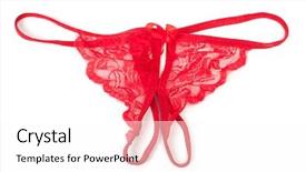  Presentation with octopus on isolated white - Presentation consisting of tangan - sexy transparent panties isolated background and a white colored foreground