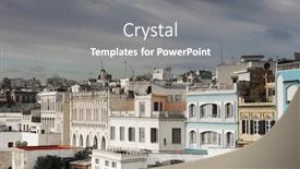  Presentation with tangier - Cool new theme with tangier-city-and-port-coastal backdrop and a gray colored foreground
