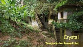  Presentation with magic garden - Beautiful slide deck featuring tanim magic buddha garden koh backdrop and a  colored foreground