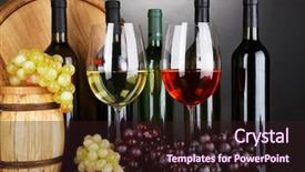  Presentation with bottles - PPT layouts having confectionary food industry - production line at bakery background and a lemonade colored foreground