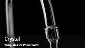  Presentation with water tap - Theme featuring food latino - healthy woman eating yoghurt isolated background and a lemonade colored foreground