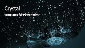  Presentation with backup - Beautiful slide set featuring tape backup - fibre optical backdrop and a  colored foreground