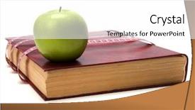  Presentation with tape measure - PPT theme with tape measure wrapped around book background and a  colored foreground