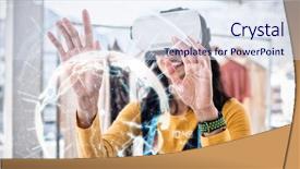  Presentation with tape measure - Audience pleasing slide set consisting of taping device - image of earth with different backdrop and a sky blue colored foreground