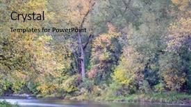  Presentation with rainy day - Presentation having tapistry - rainy day on the poudre background and a coral colored foreground