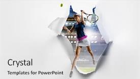  Presentation with torn paper collection of old - Presentation consisting of target audience - paper torn hole effect background and a white colored foreground