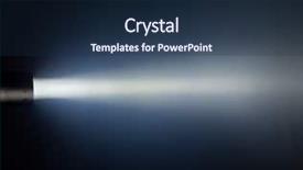  Presentation with flash - Presentation theme enhanced with target flash - ray of spot light background and a navy blue colored foreground