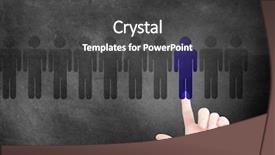  Presentation with homeless person poverty issue concept - Presentation enhanced with target hr - choosing a person background and a dark gray colored foreground
