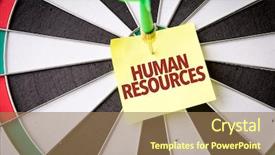  Presentation with human resources - PPT layouts with target hr - human resources background and a coral colored foreground