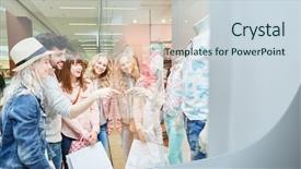  Presentation with underage drinking two teenagers having - Colorful slide deck enhanced with targeted selection - group of teenagers is having backdrop and a sky blue colored foreground