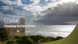  Presentation with popular - Presentation theme having tarifa-is-a-spanish background and a gray colored foreground