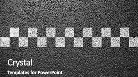  Presentation with asphalt - Theme featuring tarmac - asphalt as abstract background background and a dark gray colored foreground