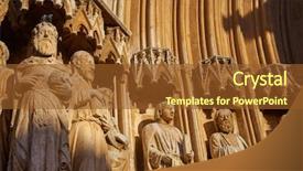  Presentation with diversity spain children - Audience pleasing presentation theme consisting of tarragona cathedral basilica in catalonia backdrop and a tawny brown colored foreground