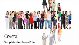  Presentation with way - Theme enhanced with tartget business - time to go that way background and a white colored foreground