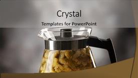  Presentation with taste - Slide set featuring taste buds - close up of chrysanthemum tea background and a  colored foreground