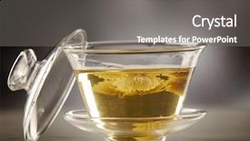  Presentation with taste - Audience pleasing PPT layouts consisting of taste buds - close up of chrysanthemum tea backdrop and a  colored foreground