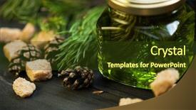  Presentation with rubber tree in row - Slide deck with taste buds - fir tree bump jam background and a  colored foreground