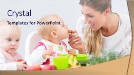  Presentation with curiosity - Slide deck having taste perception - portrait of a cute background and a sky blue colored foreground