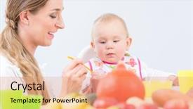  Presentation with curiosity - PPT layouts consisting of taste perception - portrait of a cute background and a coral colored foreground