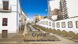  Presentation with amyloid cascade - PPT theme consisting of tasteful waterfall cascade on paseo background and a  colored foreground