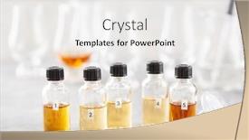  Presentation with brandy - Slide set with tasting-bottles-and-glasses background and a white colored foreground