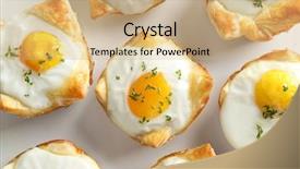  Presentation with baker kneading dough homemade bread - Theme having tasty baked eggs in dough background and a  colored foreground