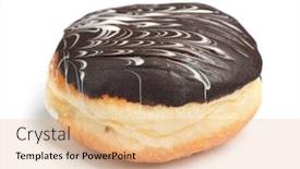  Presentation with brown sugar isolated on white - Amazing PPT theme having tasty-berliner-isolated-on-white backdrop and a coral colored foreground