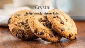  Presentation with chocolate biscuits - Slide deck featuring tasty-biscuits-with-chocolate-sweet background and a lemonade colored foreground