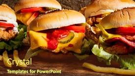  Presentation with burgers - 