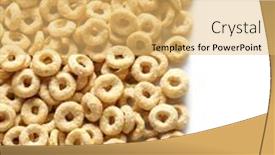  Presentation with corn - PPT theme featuring tasty-corn-rings-on-white background and a yellow colored foreground