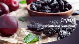  Presentation with periodic table chemistry radon - Audience pleasing PPT theme consisting of tasty dried plums on table backdrop and a tawny brown colored foreground