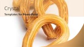  Presentation with churros - PPT layouts enhanced with tasty-fried-churros-isolated background and a yellow colored foreground