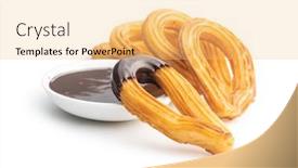  Presentation with dip - Cool new theme with tasty-fried-churros-with-chocolate backdrop and a yellow colored foreground