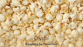  Presentation with confectionery tasty cake pops - Amazing PPT layouts having tasty-group-of-white-popped backdrop and a coral colored foreground