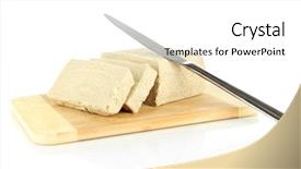  Presentation with halva - Cool new theme with tasty halva on cutting board backdrop and a white colored foreground