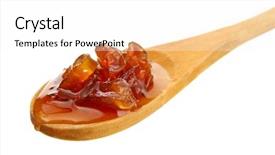  Presentation with jam - Colorful slide deck enhanced with tasty-homemade-jam-in-wooden backdrop and a white colored foreground