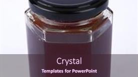  Presentation with preserved - Slides having tasty-honey-pot-preserved-glass background and a  colored foreground