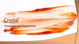  Presentation with tomato ketchup - PPT layouts featuring tasty ketchup tomato sauce isolated background and a lemonade colored foreground