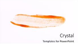  Presentation with tomato ketchup - PPT layouts consisting of tasty ketchup tomato sauce isolated background and a white colored foreground