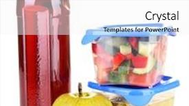  Presentation with plastic containers - Amazing theme having tasty lunch in plastic containers isolated on white backdrop and a white colored foreground