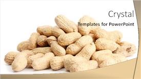  Presentation with peanuts - Theme enhanced with tasty-peanuts-isolated-on-white background and a white colored foreground