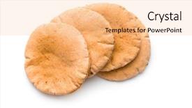  Presentation with bread - Amazing PPT layouts having tasty pita bread isolated backdrop and a lemonade colored foreground