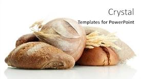  Presentation with ears - Slides having tasty-rye-breads-with-ears background and a white colored foreground