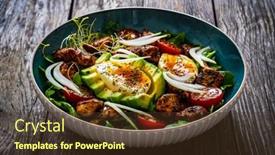  Presentation with fresh avocado - 