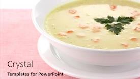  Presentation with tablecloth - Slides enhanced with  background and a  colored foreground