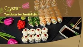  Presentation with sushi - 