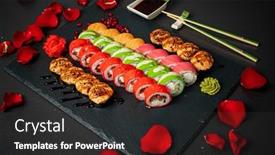 Presentation with sushi - 