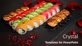  Presentation with sushi - 