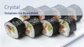  Presentation with sushi - 